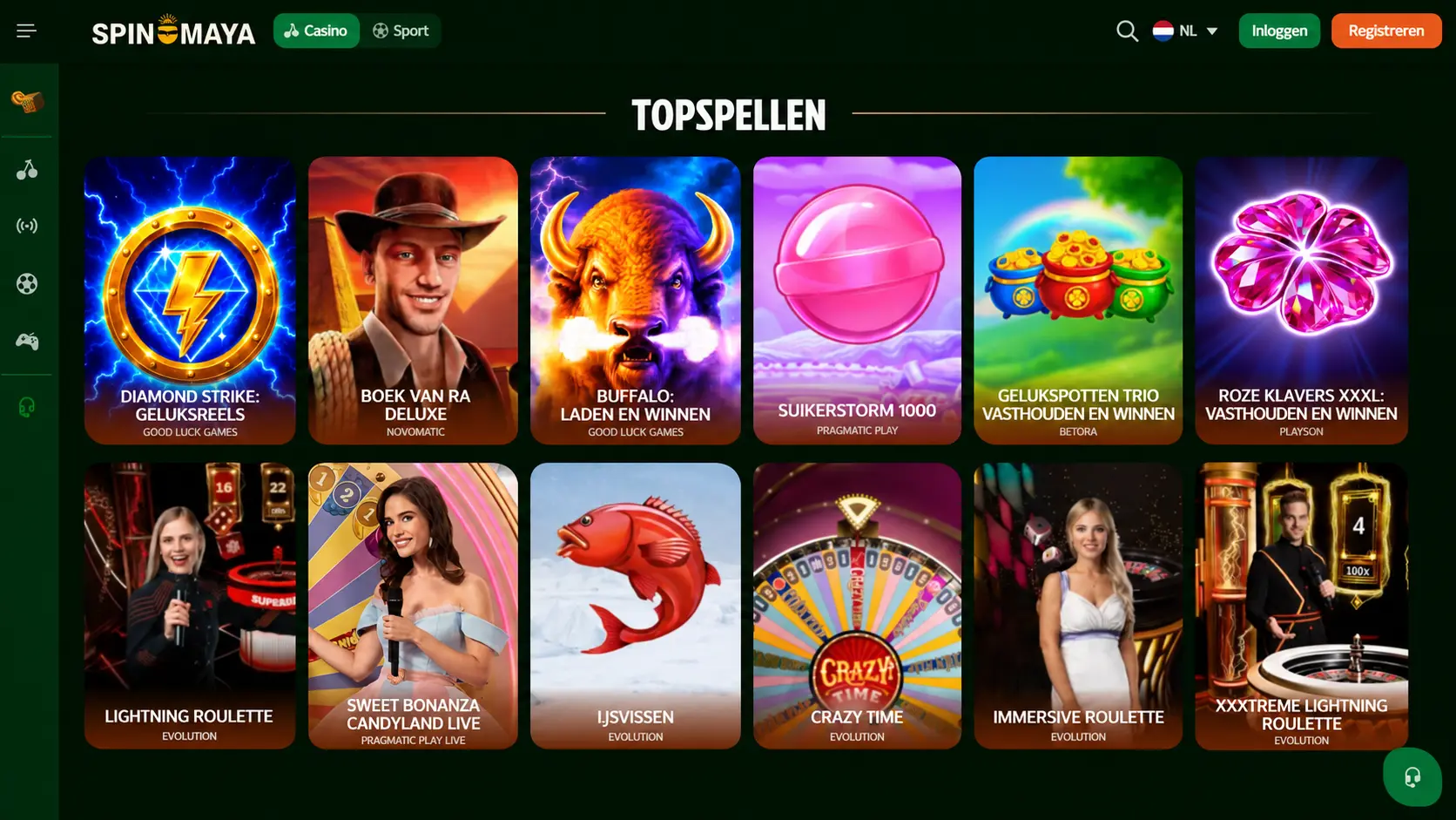 Slots, jackpots en snelle spellen — Spin Maya voor spelers Slots, jackpots en snelle spellen — Spin Maya